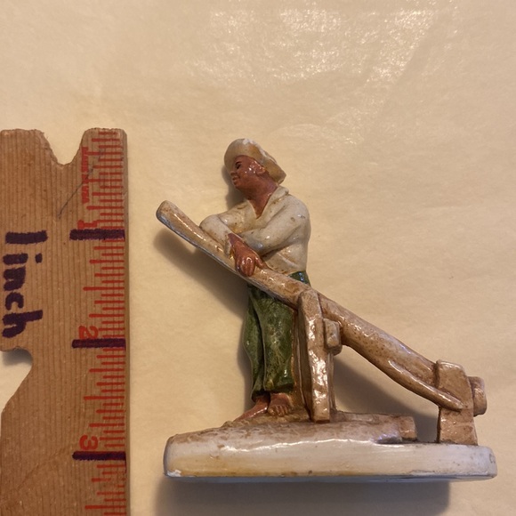 Sebastian colorful miniature figurine Jim on a raft - Picture 11 of 12